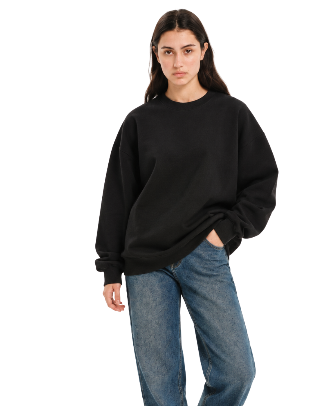 Drop Shoulder Crewneck