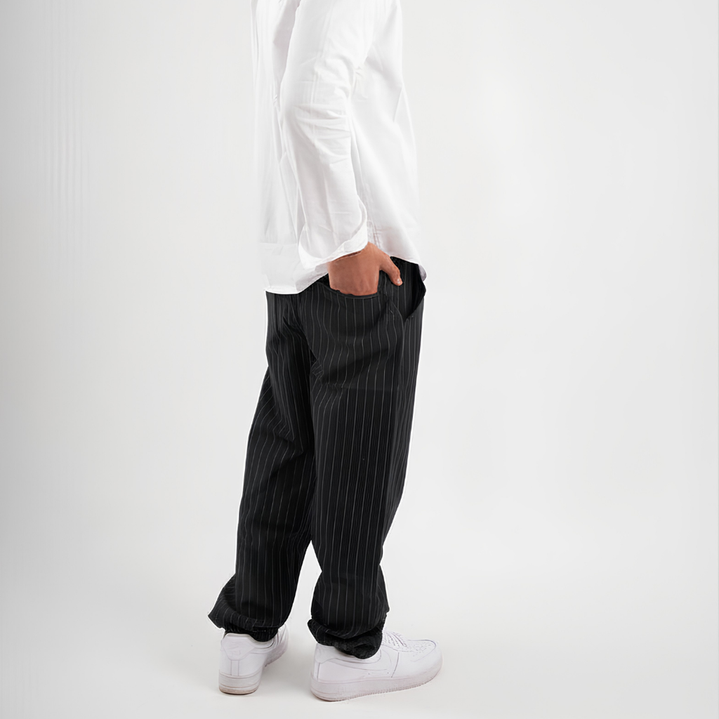 Pinstriped Pants