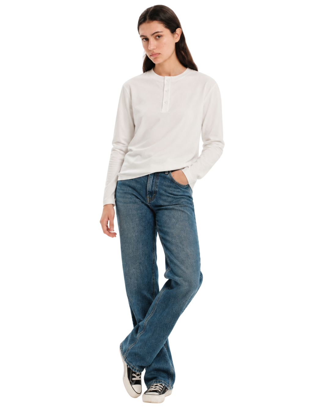 Henley Long Sleeve Tee