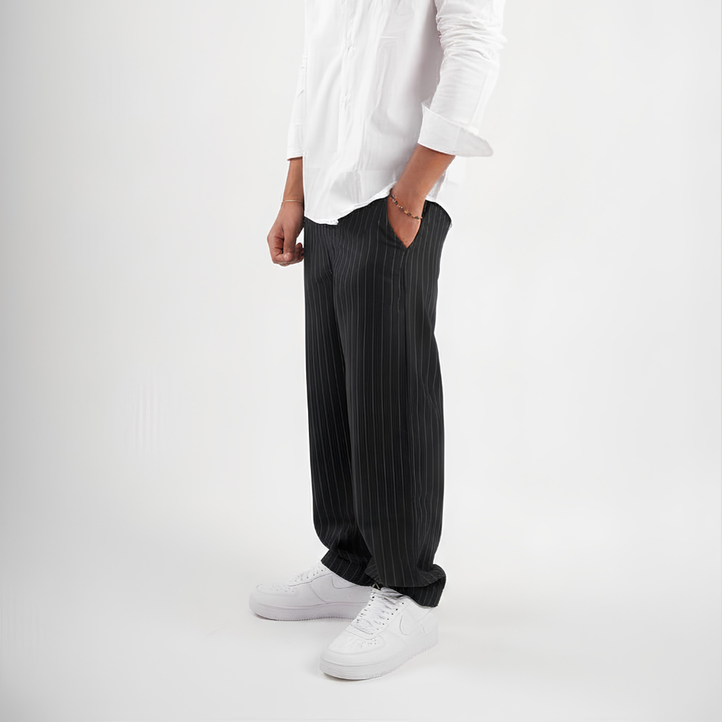 Pinstriped Pants