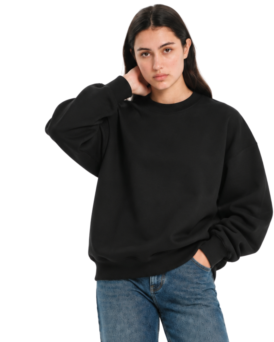 Drop Shoulder Crewneck