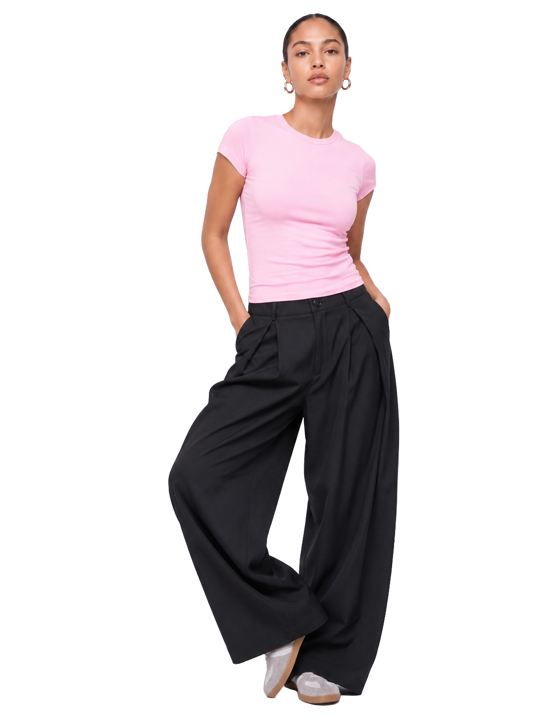 Dual-Layer Short Sleeve Top