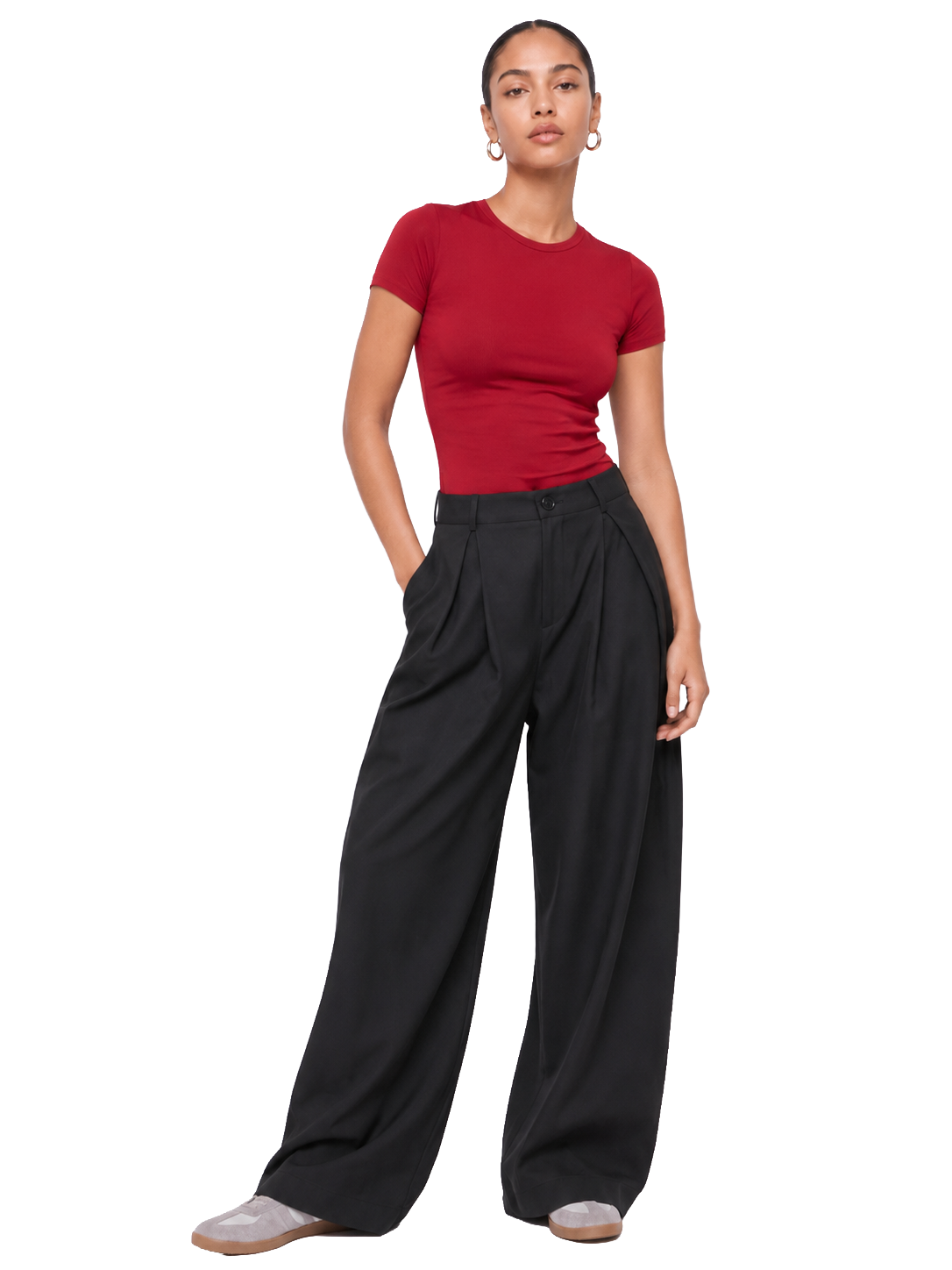 Dual-Layer Short Sleeve Top