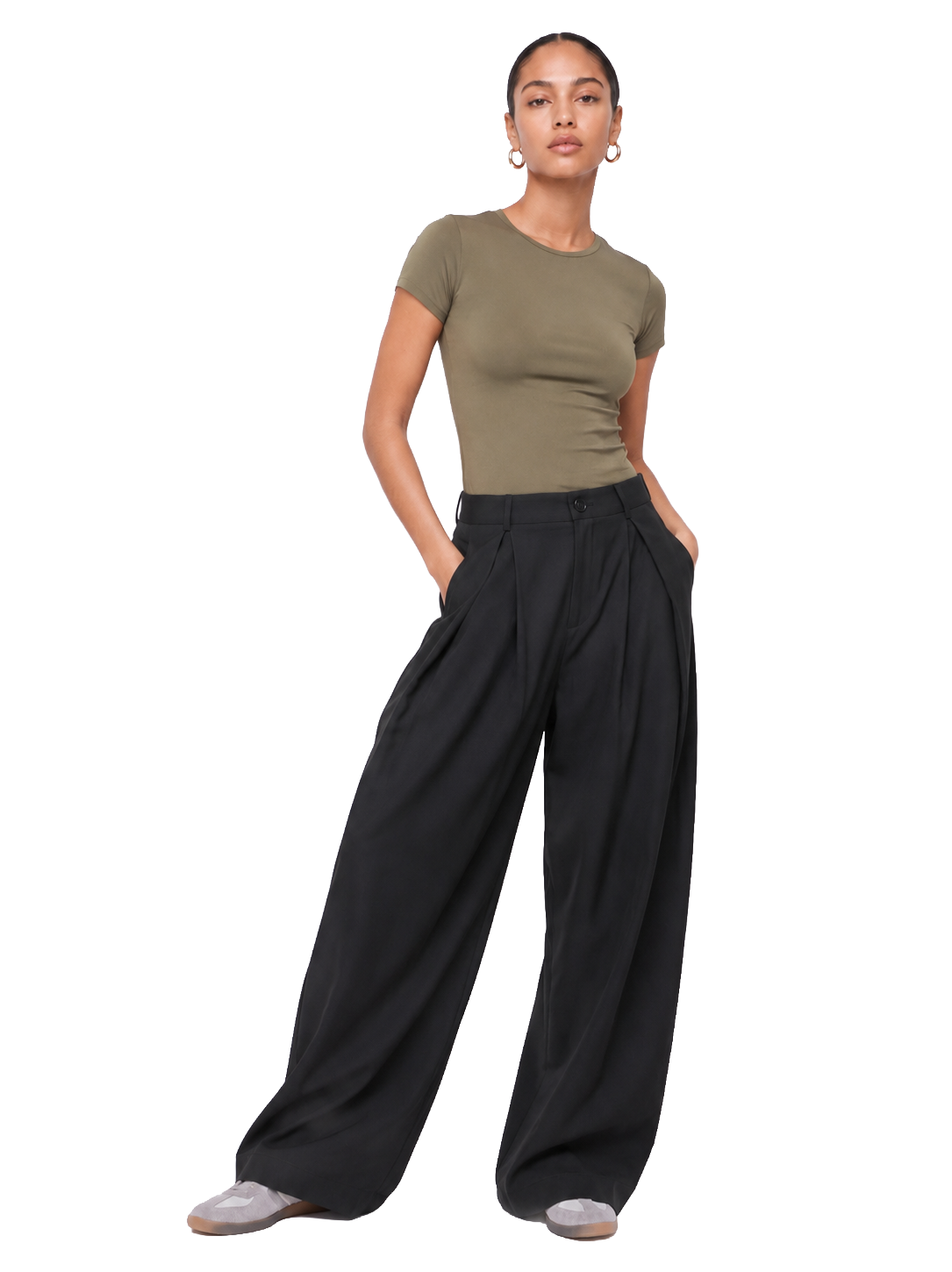 Dual-Layer Short Sleeve Top
