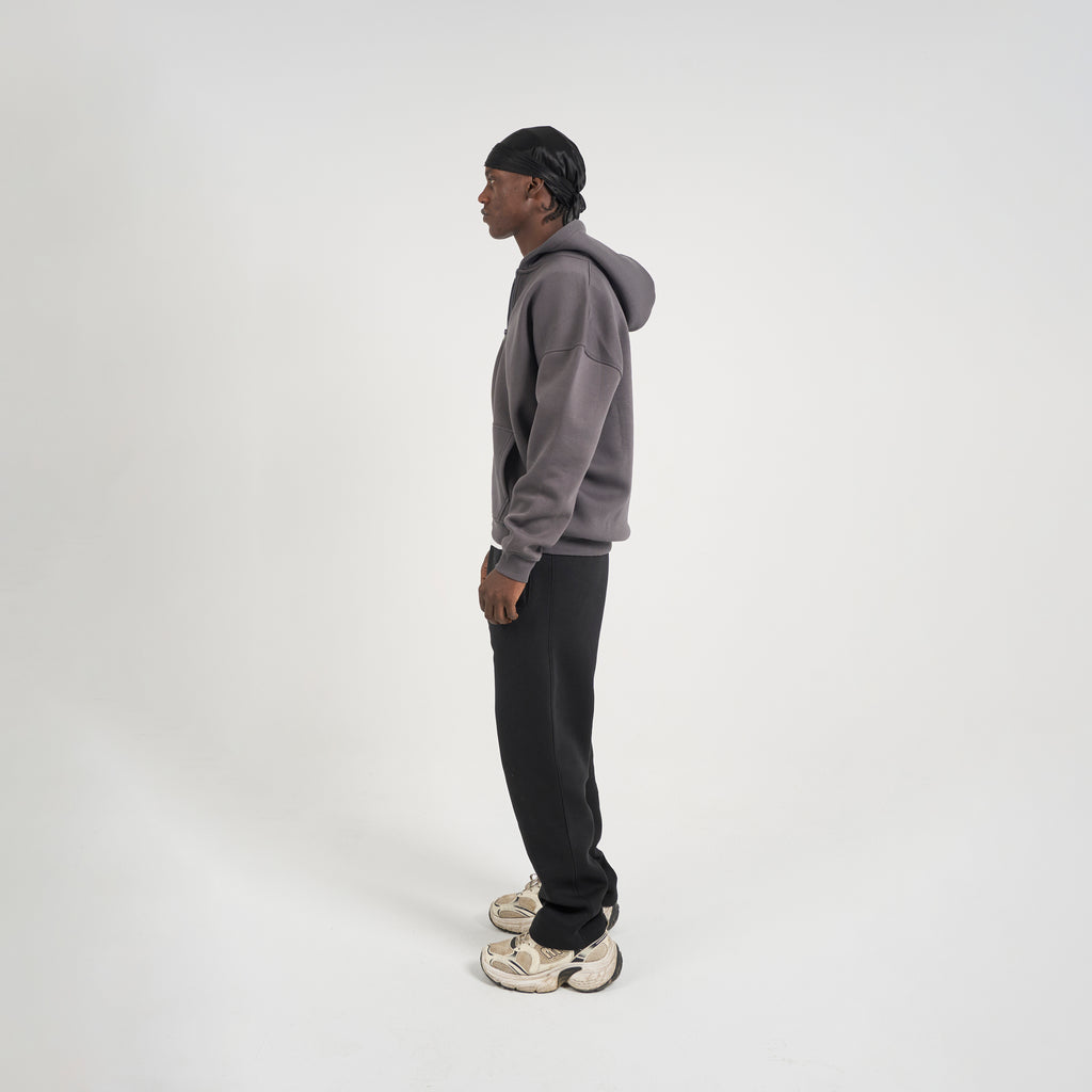 Drop Shoulder Zip-up