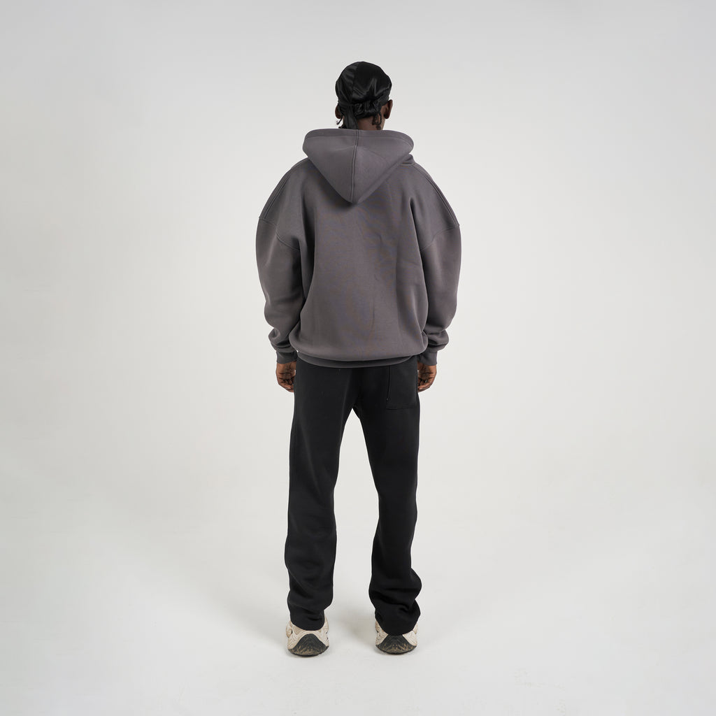 Drop Shoulder Zip-up