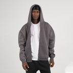Drop Shoulder Zip-up