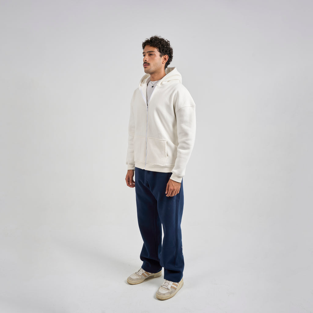 Drop Shoulder Zip-up