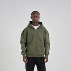 Drop Shoulder Zip-up