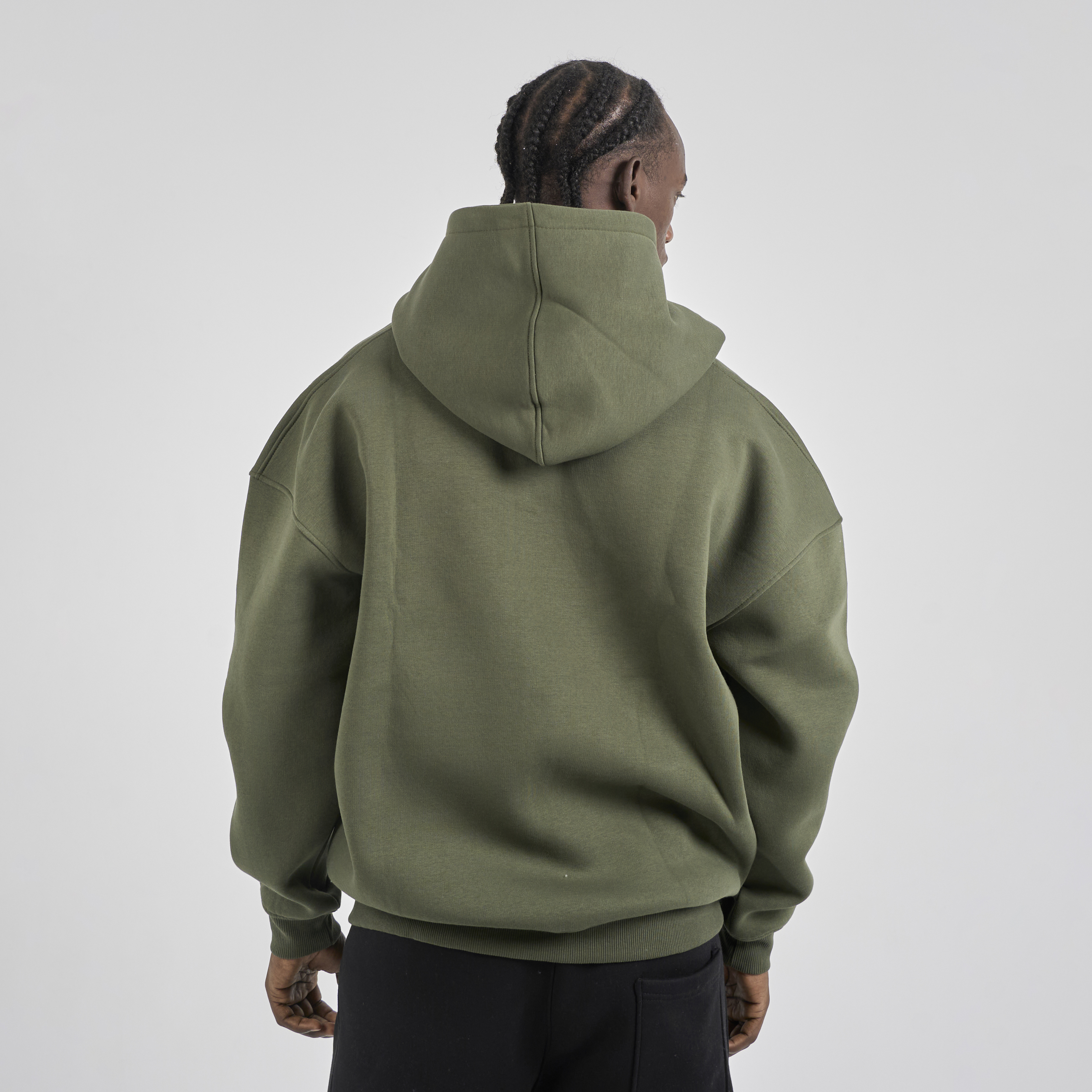 Drop Shoulder Zip-up
