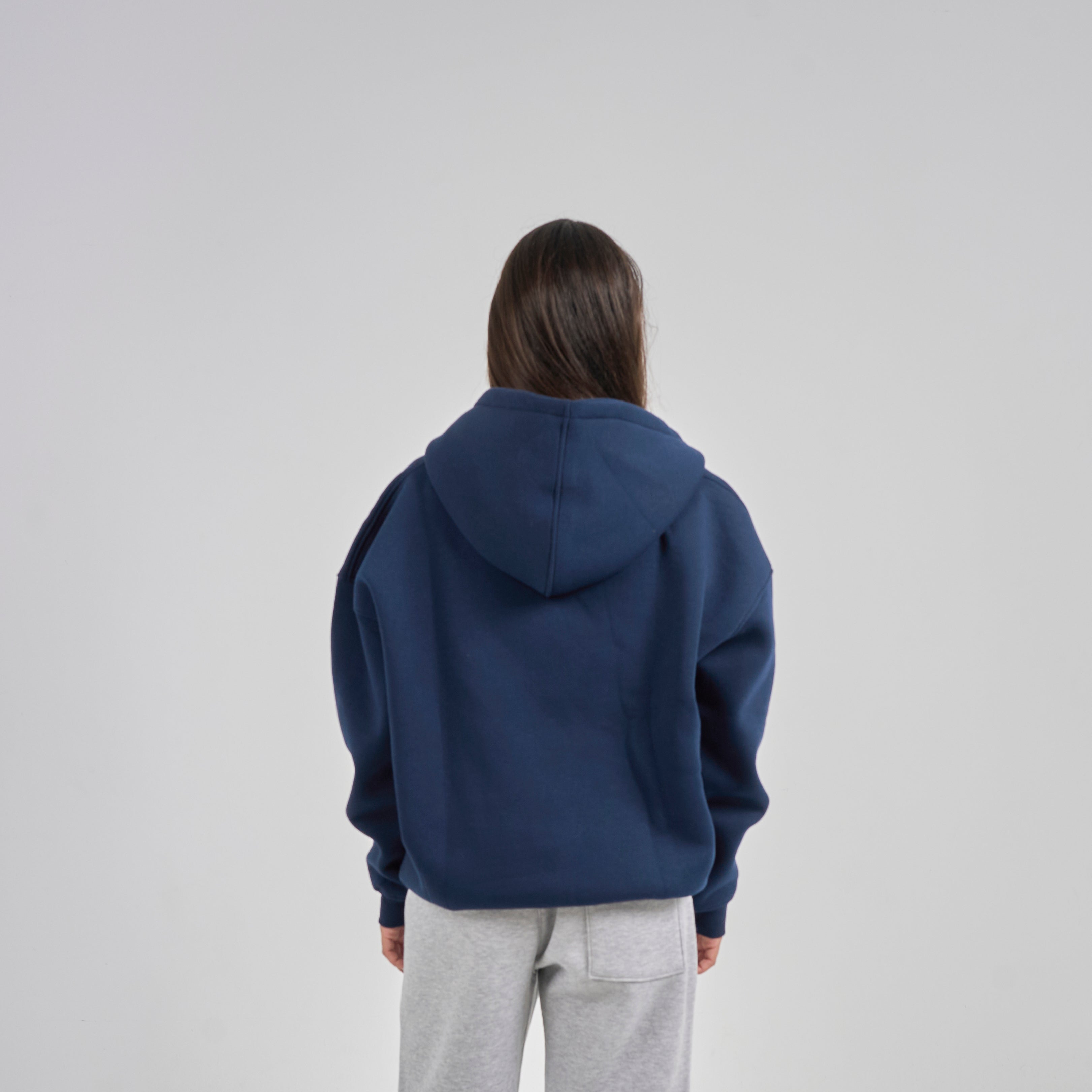 Drop Shoulder Zip-up