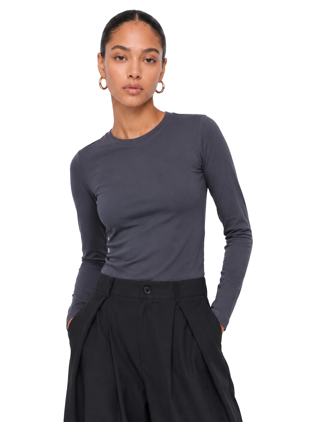 Cotton Long Sleeve Top