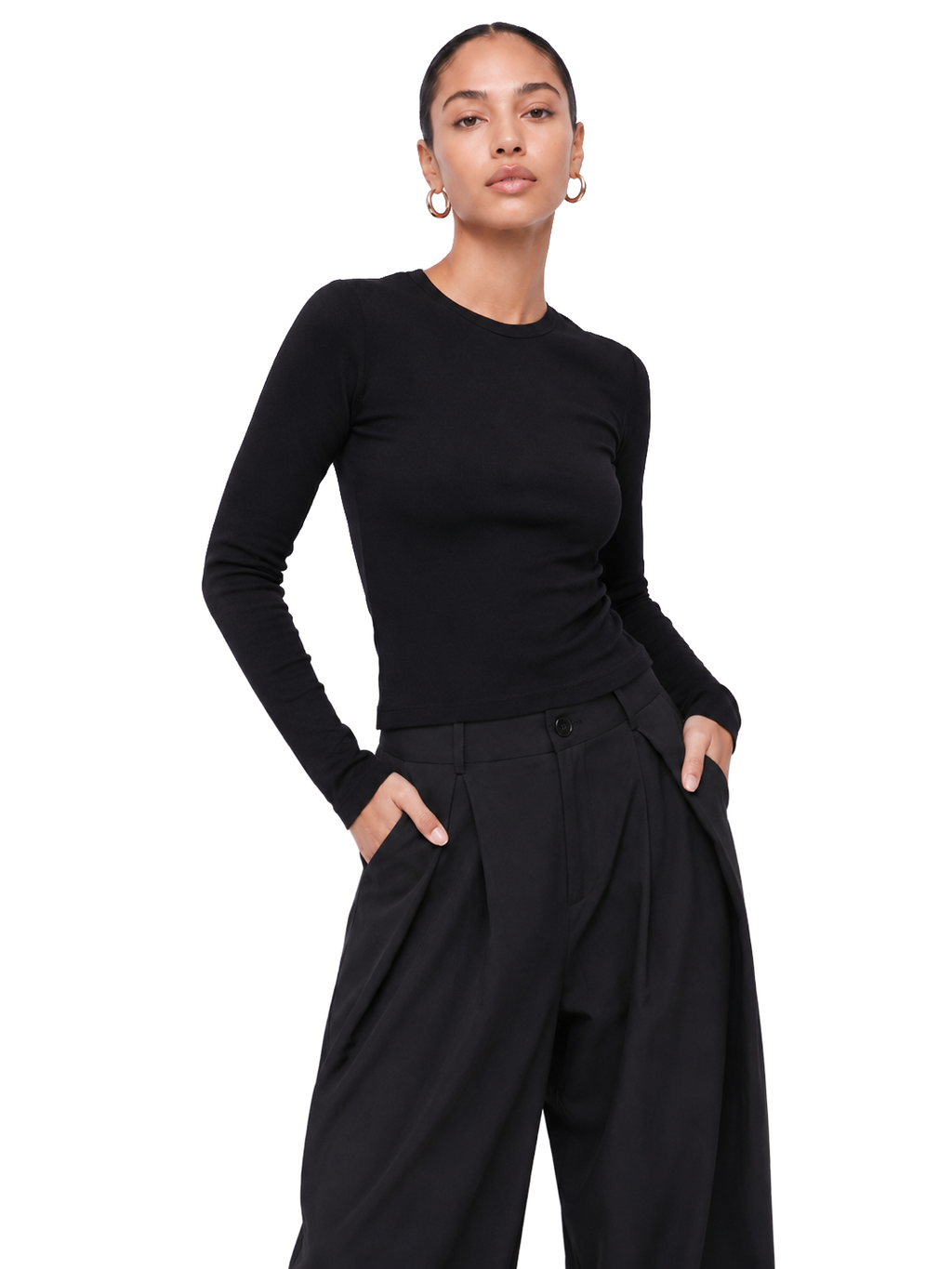 Cotton Long Sleeve Top