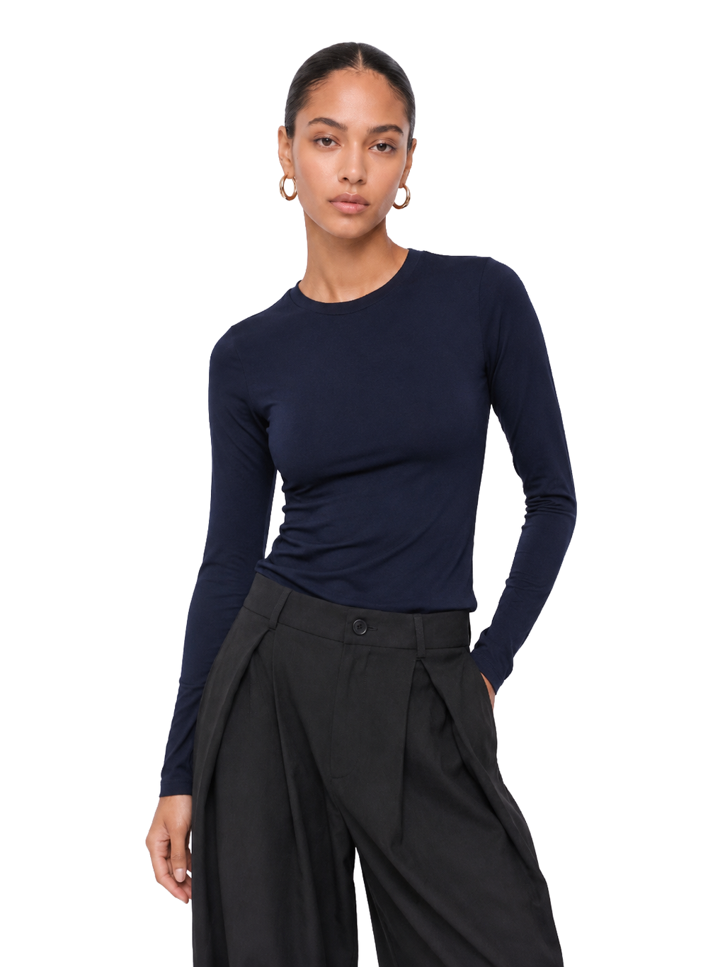 Cotton Long Sleeve Top