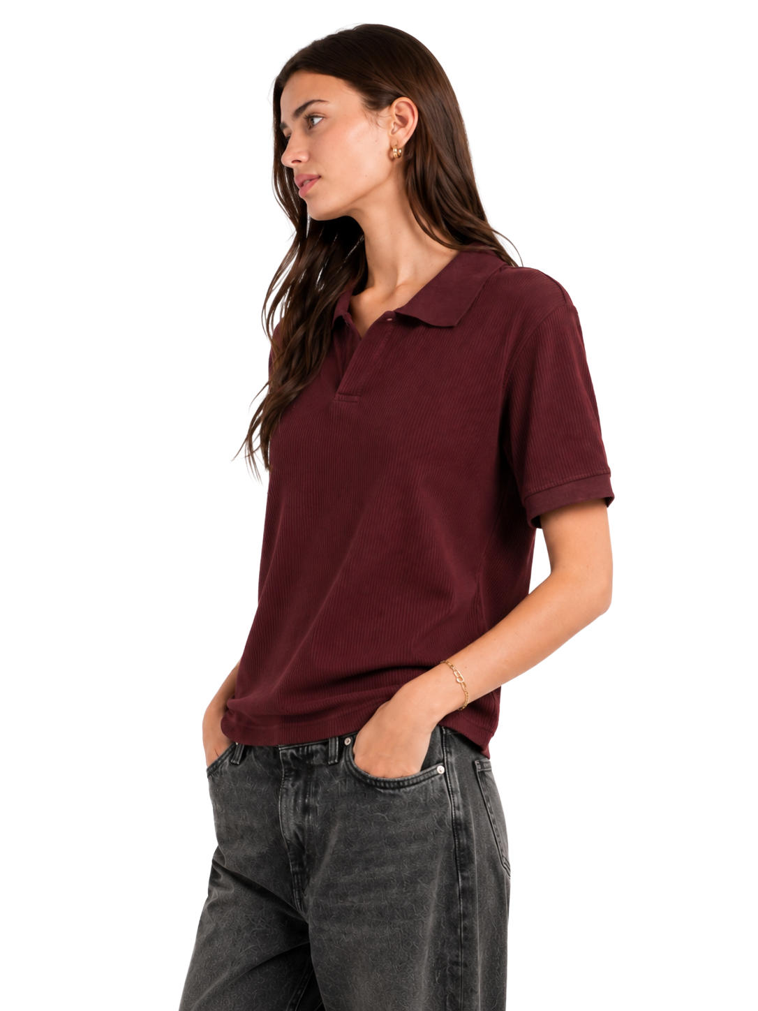 Knit Polo Tee