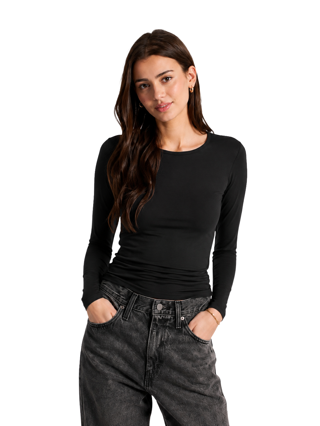 Microfiber Long Sleeve Top
