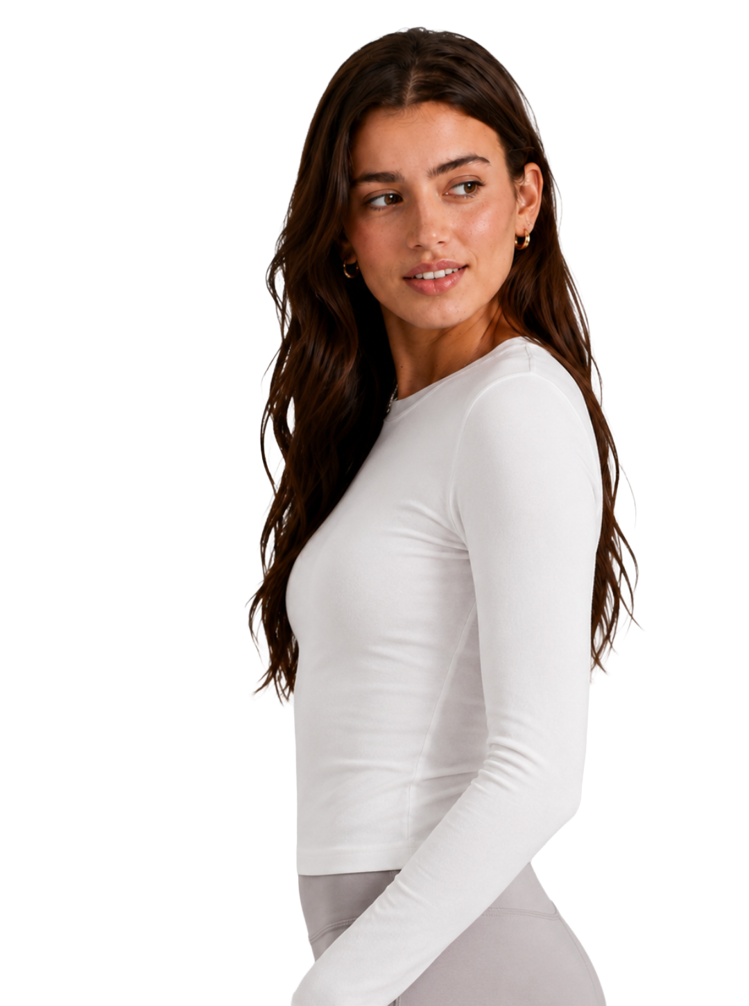 Dual-Layer Long Sleeve Top