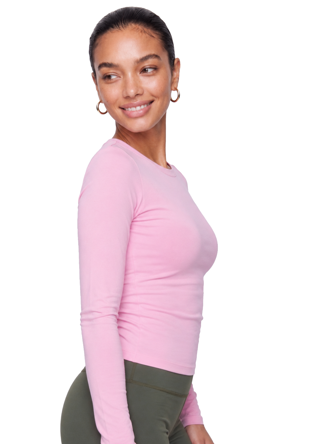 Dual-Layer Long Sleeve Top