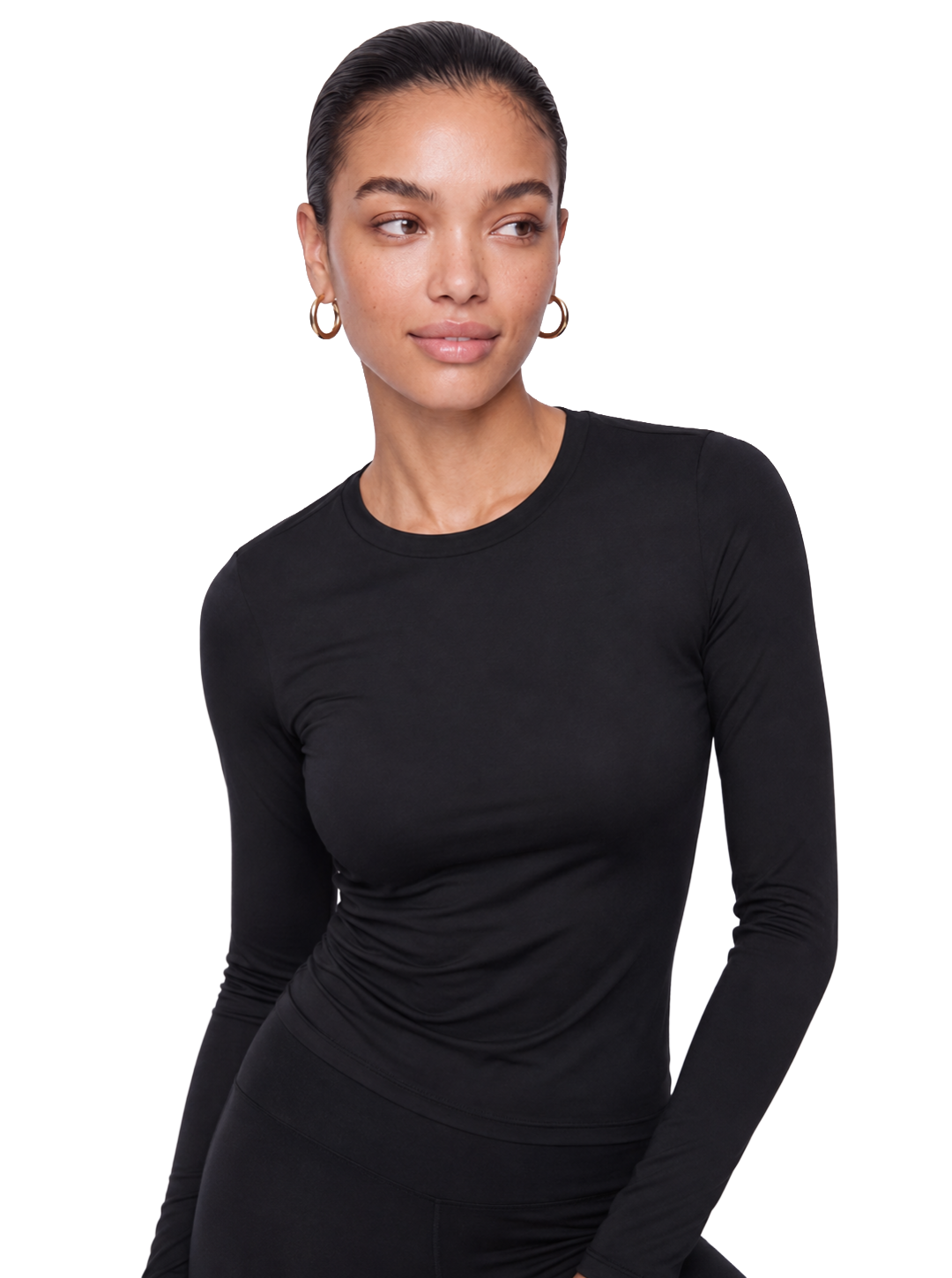 Dual-Layer Long Sleeve Top