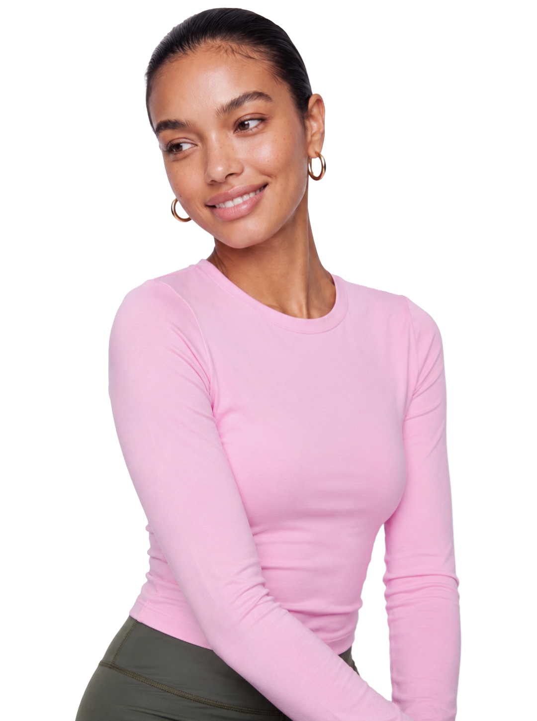 Dual-Layer Long Sleeve Top