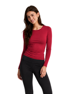 Dual-Layer Long Sleeve Top