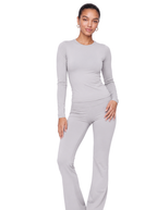 Dual-Layer Long Sleeve Top