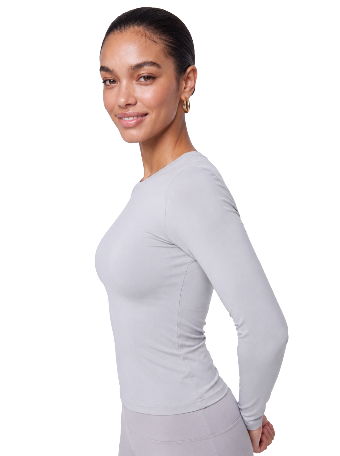 Dual-Layer Long Sleeve Top