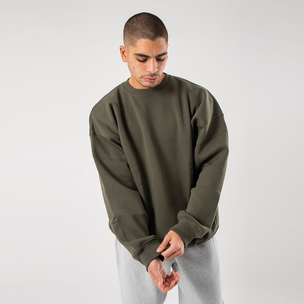 Drop Shoulder Crewneck