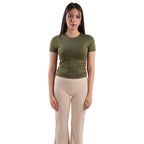 Dual-Layer Short Sleeve Top