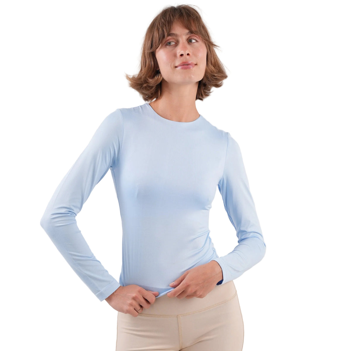 Dual-Layer Long Sleeve Top