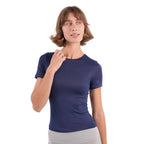 Dual-Layer Short Sleeve Top