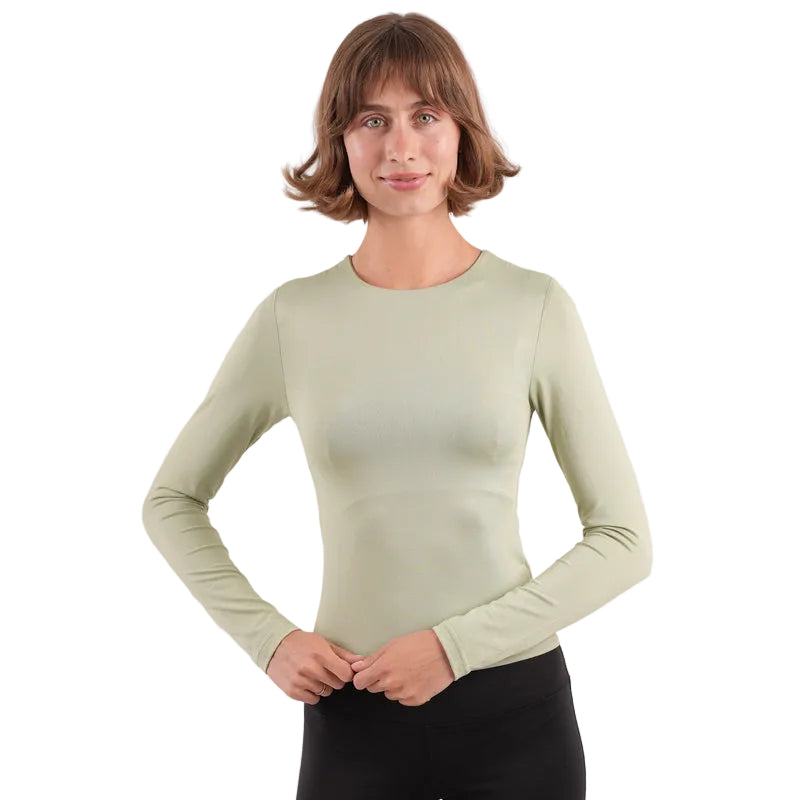 Dual-Layer Long Sleeve Top