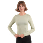 Dual-Layer Long Sleeve Top