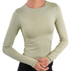 Dual-Layer Long Sleeve Top