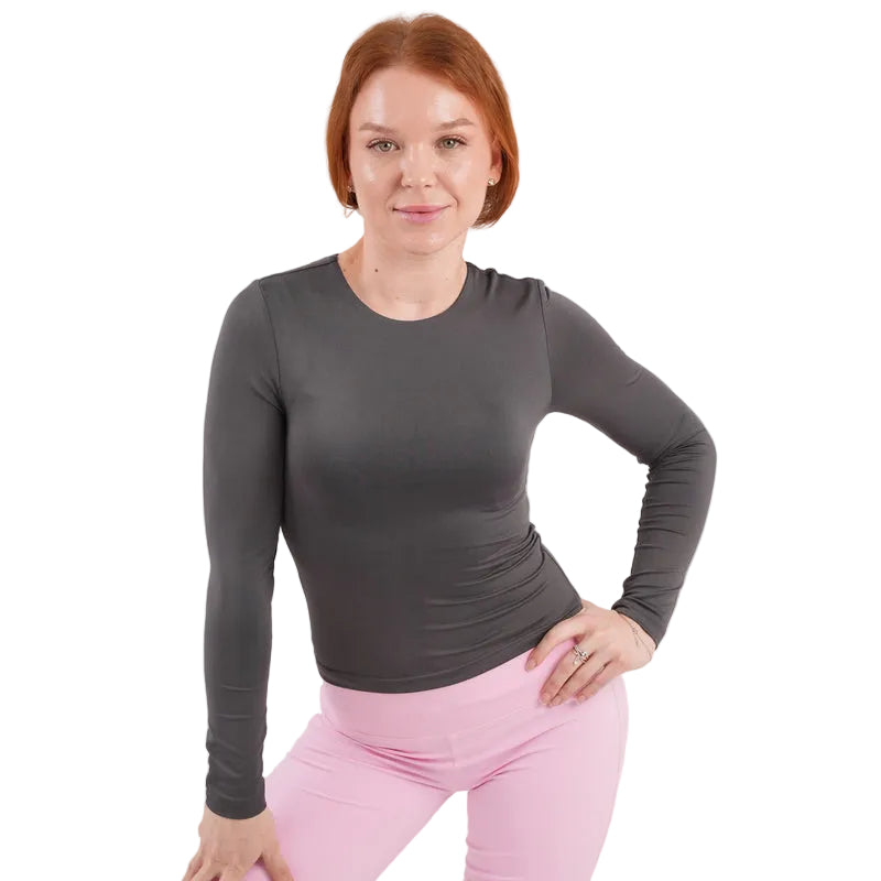 Dual-Layer Long Sleeve Top