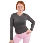 Dual-Layer Long Sleeve Top
