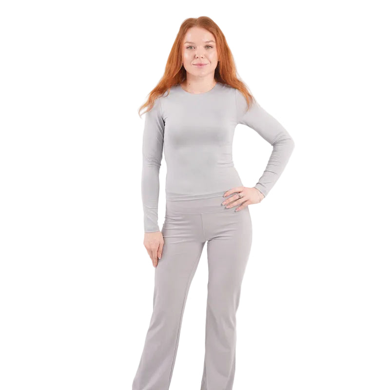 Dual-Layer Long Sleeve Top