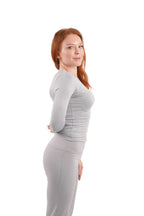 Dual-Layer Long Sleeve Top