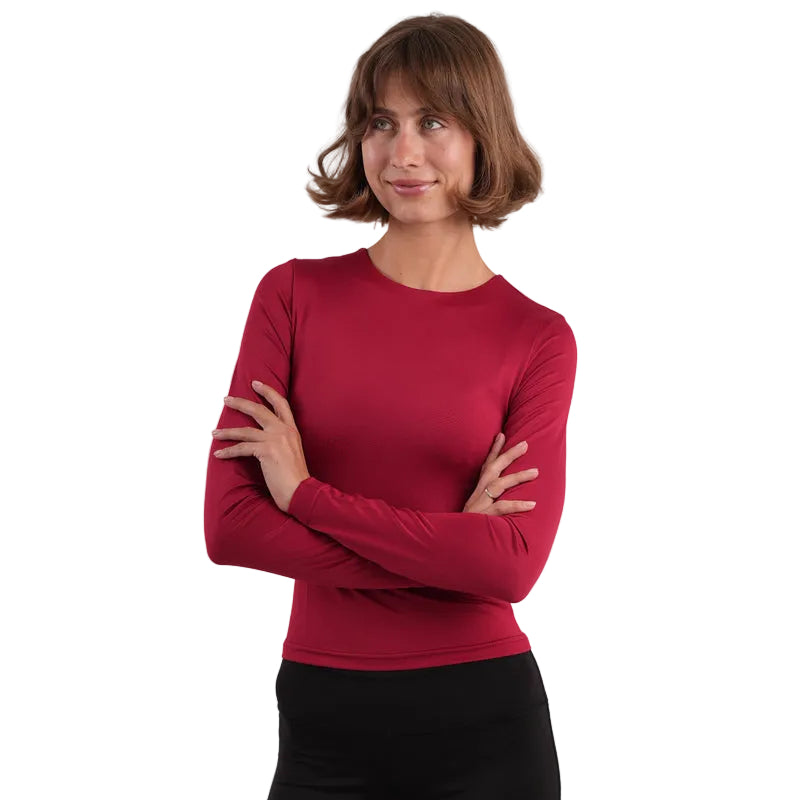 Dual-Layer Long Sleeve Top