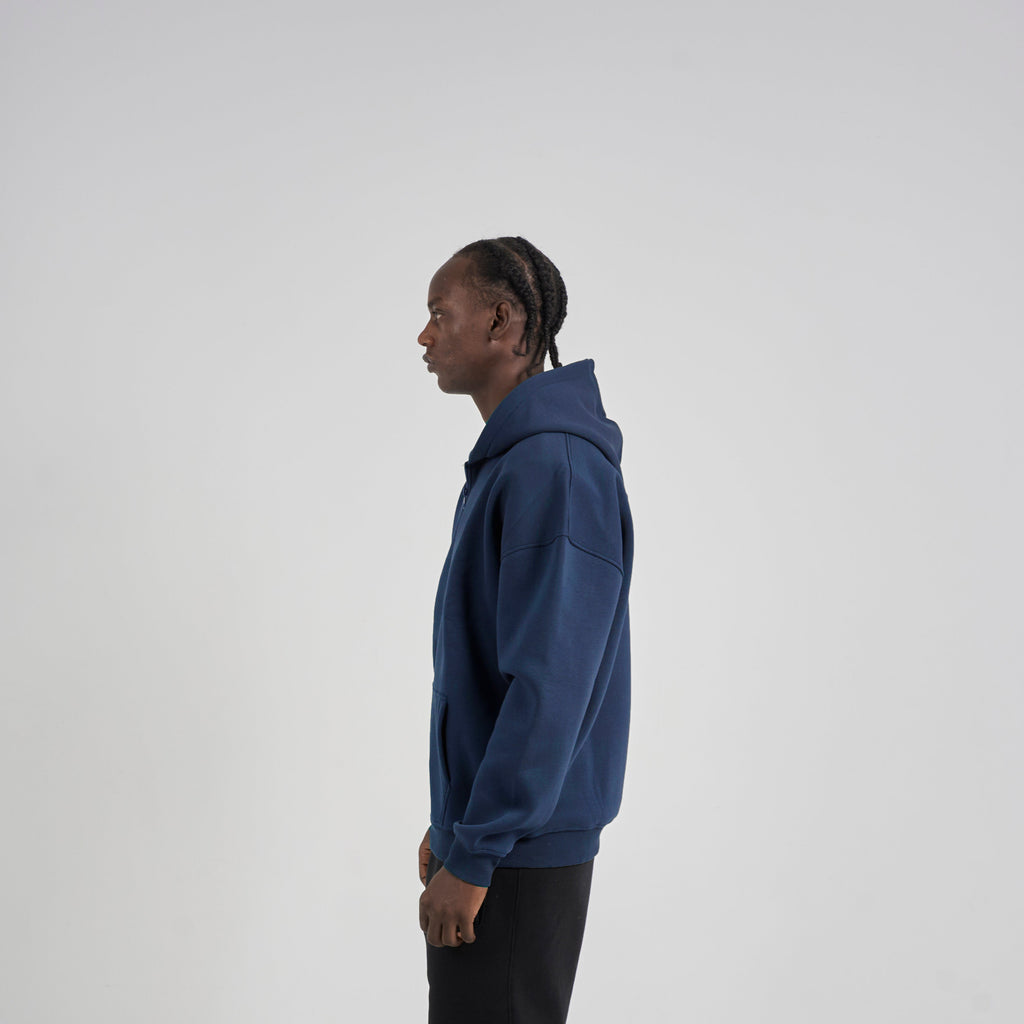 Drop Shoulder Zip-up