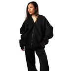 Drop Shoulder Zip-Up