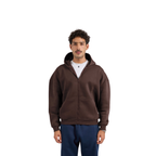 Drop Shoulder Zip-Up