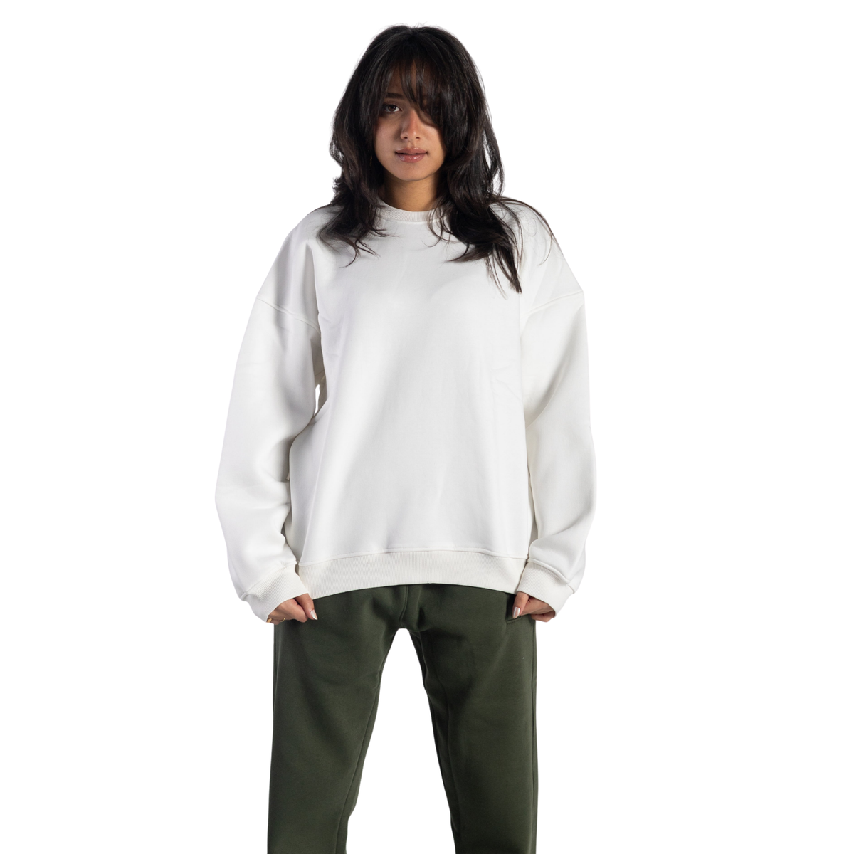 Drop Shoulder Crewneck