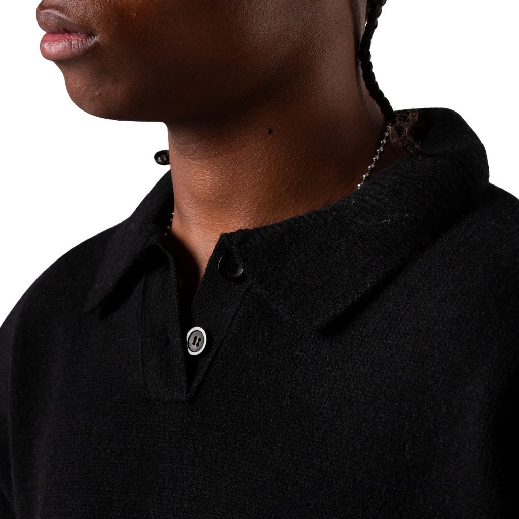 Knit Polo Sweater