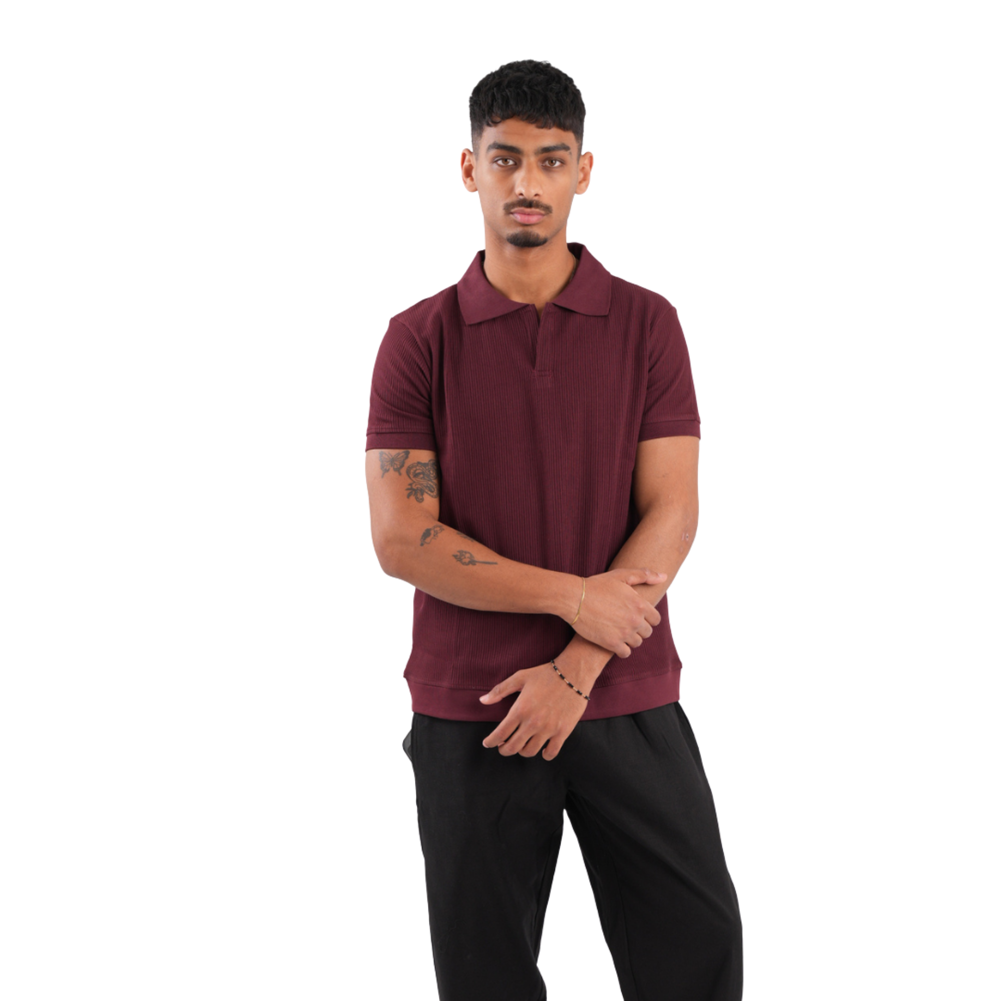 Knit Polo Tee
