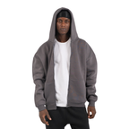 Drop Shoulder Zip-Up
