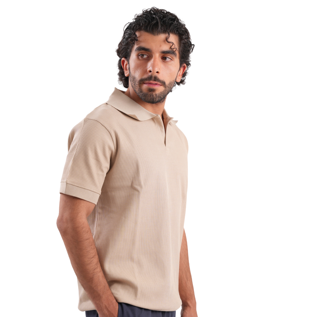 Knit Polo Tee