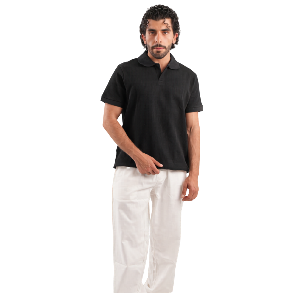 Knit Polo Tee
