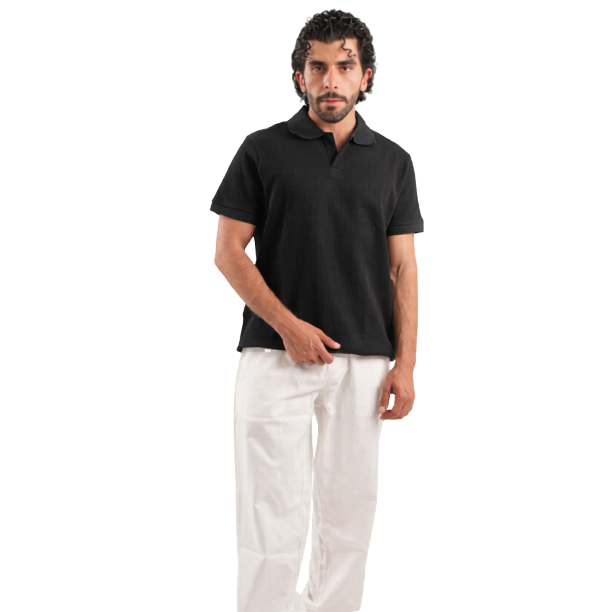 Knit Polo Tee