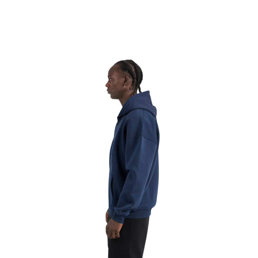 Drop Shoulder Zip-Up